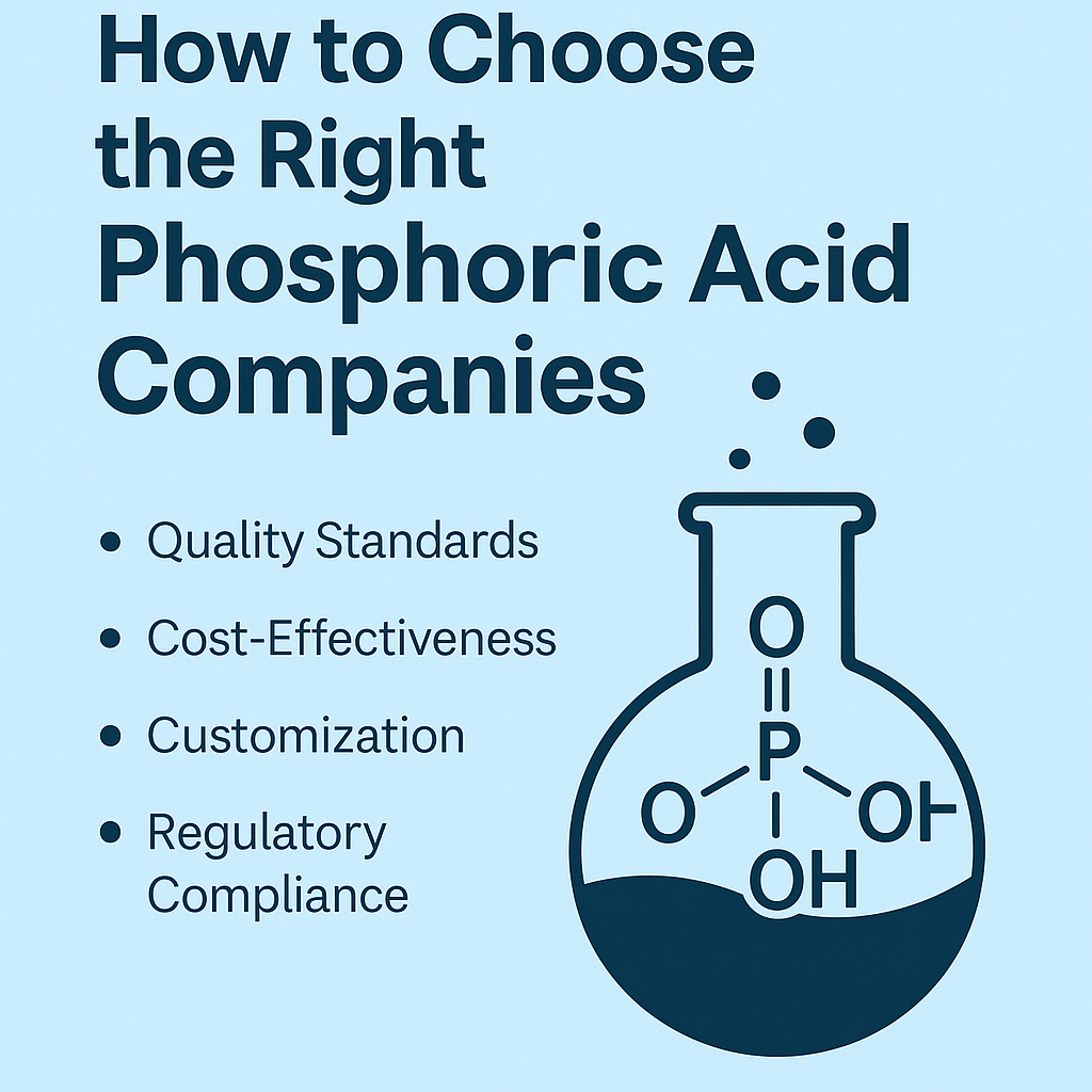 How to Choose the Right Phosphoric Acid Companies